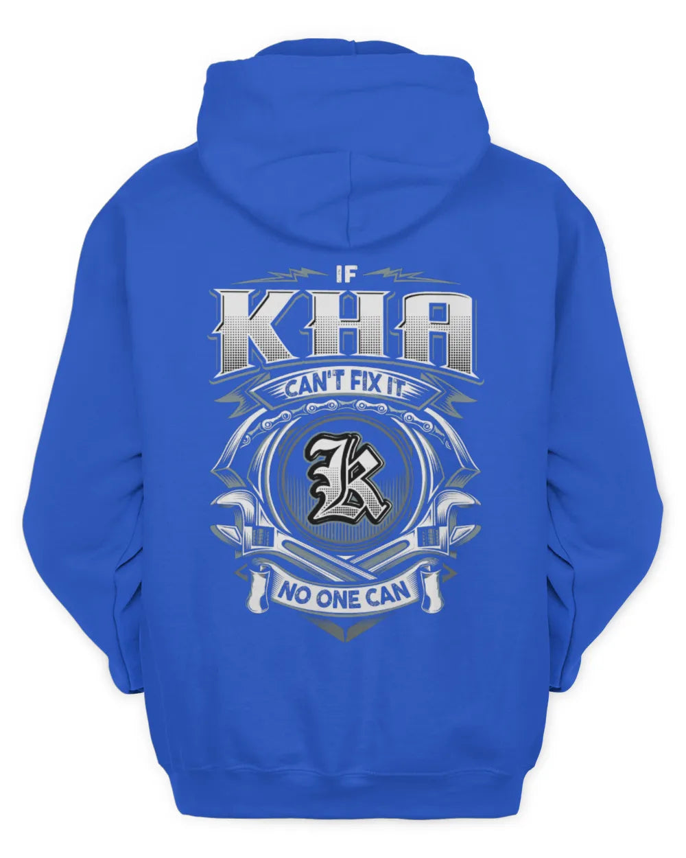 KHA AP81-K4-626 - Personalized Ahmed Quote Apparel “If Ahmed Can't Fix It, No One Can” - Unisex Hoodie - Royal