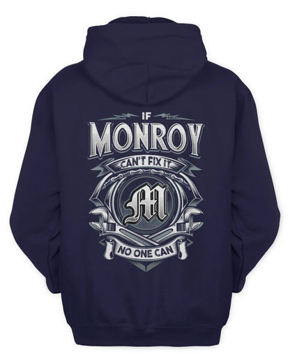 MONROY AP81-K4-626 - Personalized Ahmed Quote Apparel “If Ahmed Can't Fix It, No One Can” - Unisex Hoodie - Navy