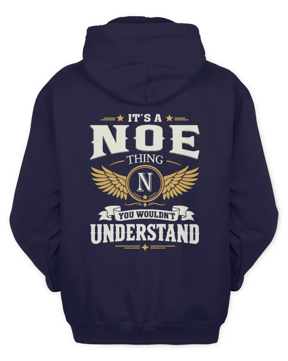 NOE KT06-M008 It’s a [NAME] Thing – You Wouldn’t Understand | Personalized Vintage T-Shirt - Unisex Hoodie - Navy