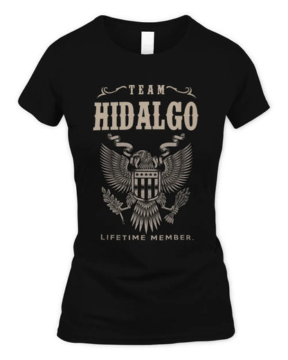HIDALGO TP06-K82 – Personalized Classic Style Apparel “Team NAME Lifetime Member” - Women's Standard T-Shirt - Black