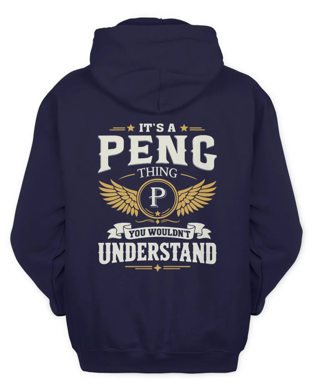 PENG KT06-M008 It’s a [NAME] Thing – You Wouldn’t Understand | Personalized Vintage T-Shirt - Unisex Hoodie - Navy
