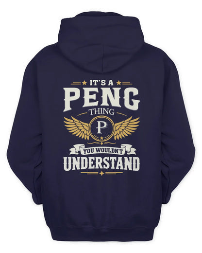 PENG KT06-M008 It’s a [NAME] Thing – You Wouldn’t Understand | Personalized Vintage T-Shirt - Unisex Hoodie - Navy