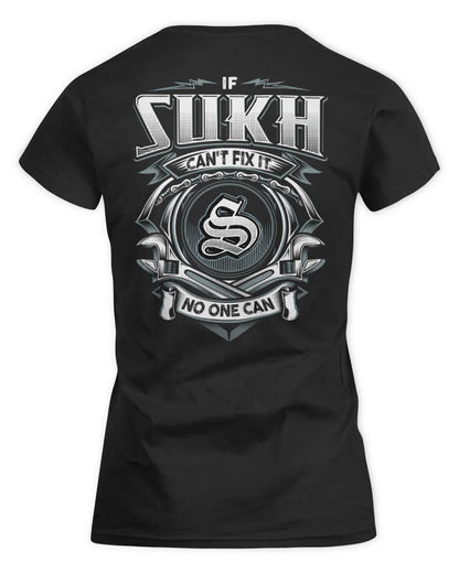 SUKH AP81-K4-626 - Personalized Ahmed Quote Apparel “If Ahmed Can't Fix It, No One Can” - Women's Standard T-Shirt - Black