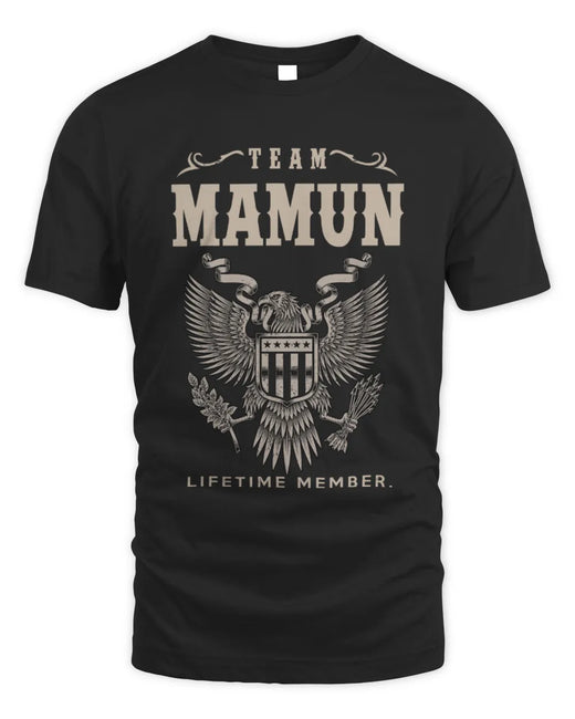 MAMUN TP06-K82 – Personalized Classic Style Apparel “Team NAME Lifetime Member”