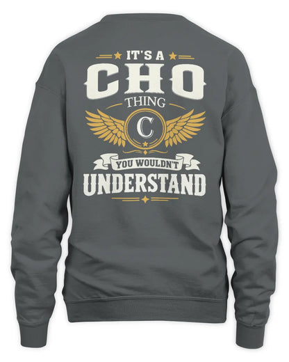 CHO KT06-M008 It’s a [NAME] Thing – You Wouldn’t Understand | Personalized Vintage T-Shirt - Unisex Sweatshirt - Charcoal