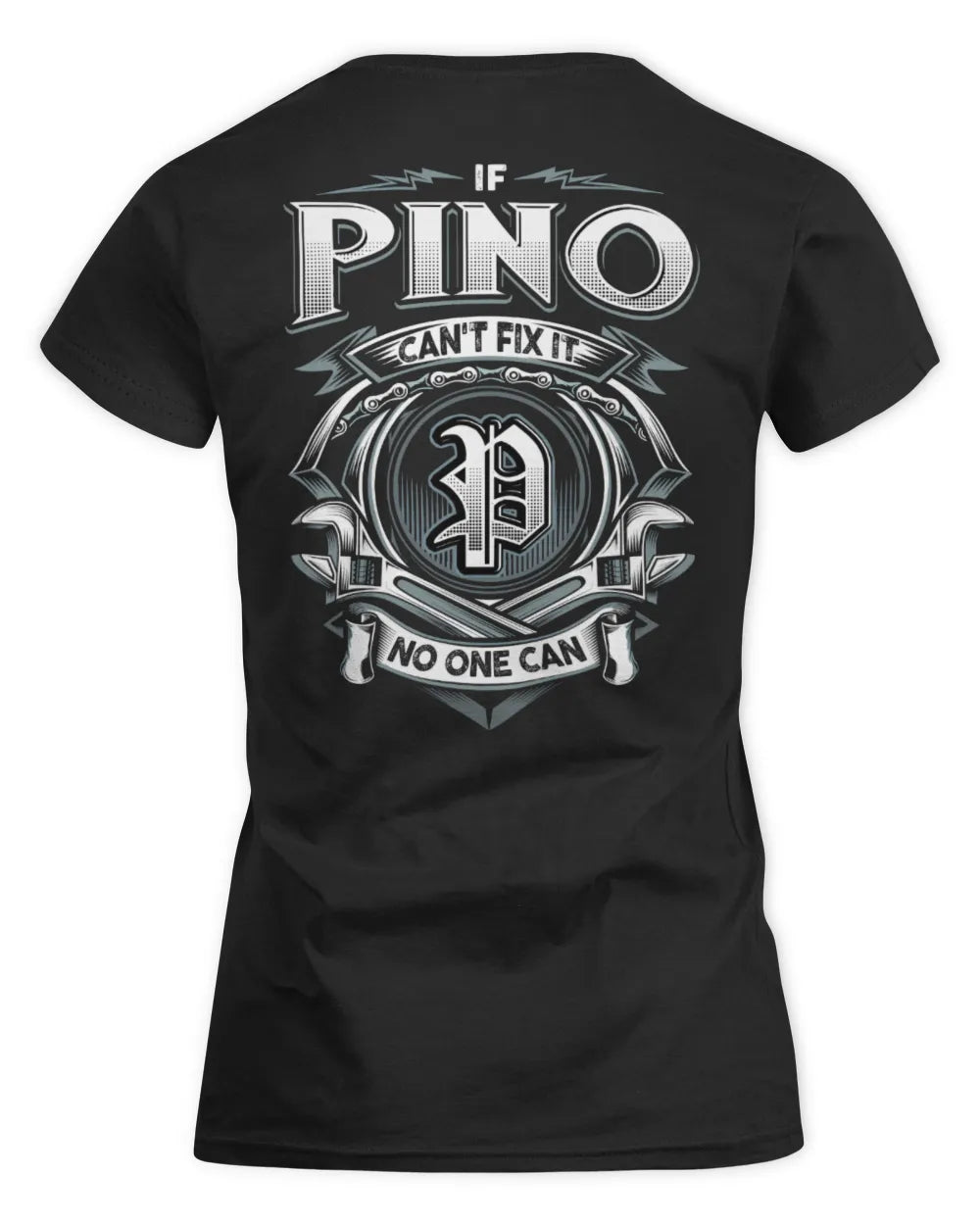 PINO AP81-K4-626 - Personalized Ahmed Quote Apparel “If Ahmed Can't Fix It, No One Can” - Women's Standard T-Shirt - Black