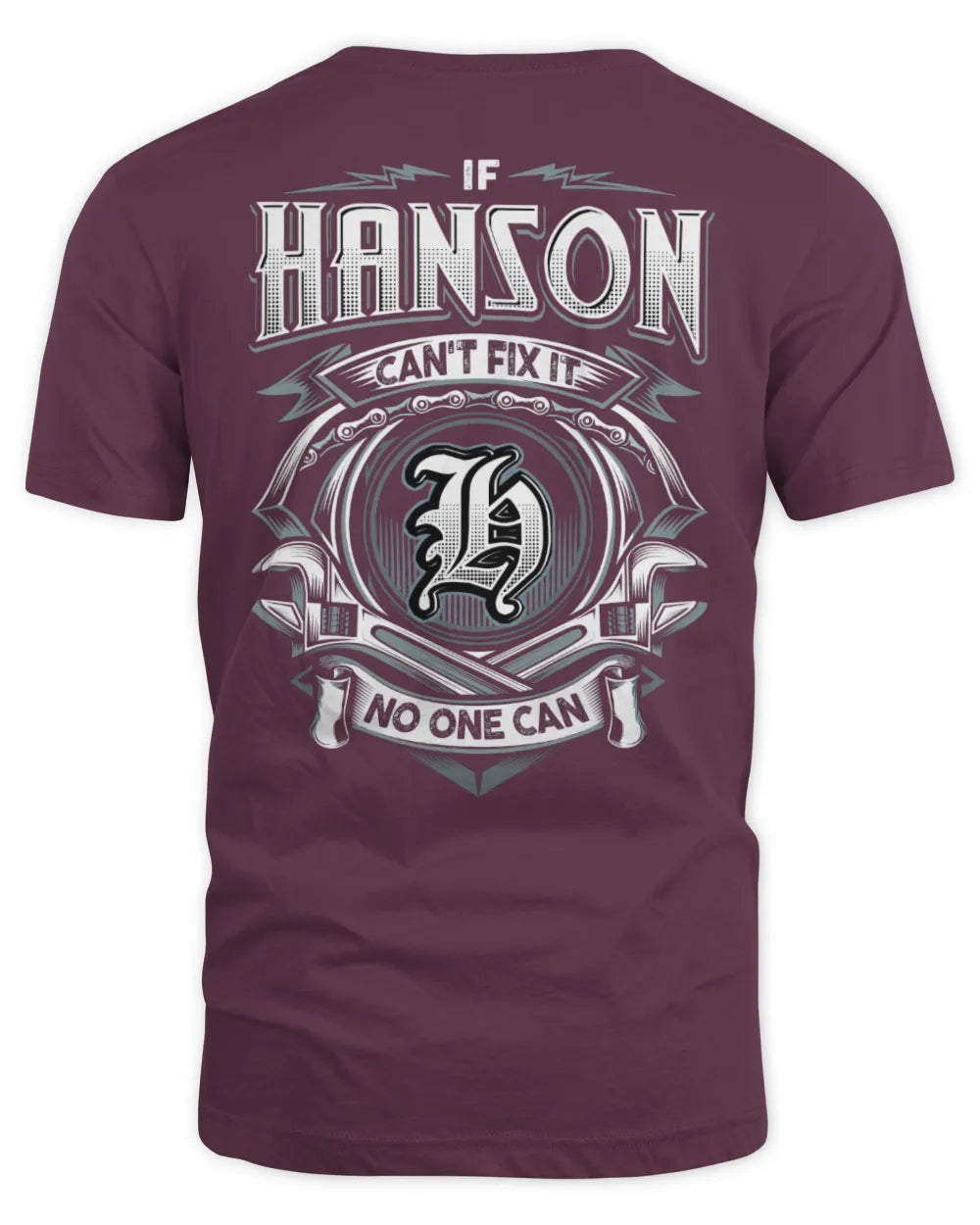 HANSON AP81-K4-626 - Personalized Ahmed Quote Apparel “If Ahmed Can't Fix It, No One Can” - Unisex Standard T-Shirt - Maroon