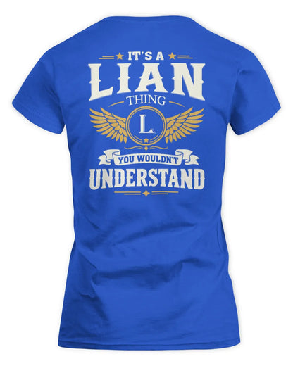 LIAN KT06-M008 It’s a [NAME] Thing – You Wouldn’t Understand | Personalized Vintage T-Shirt - Women's Standard T-Shirt - Royal