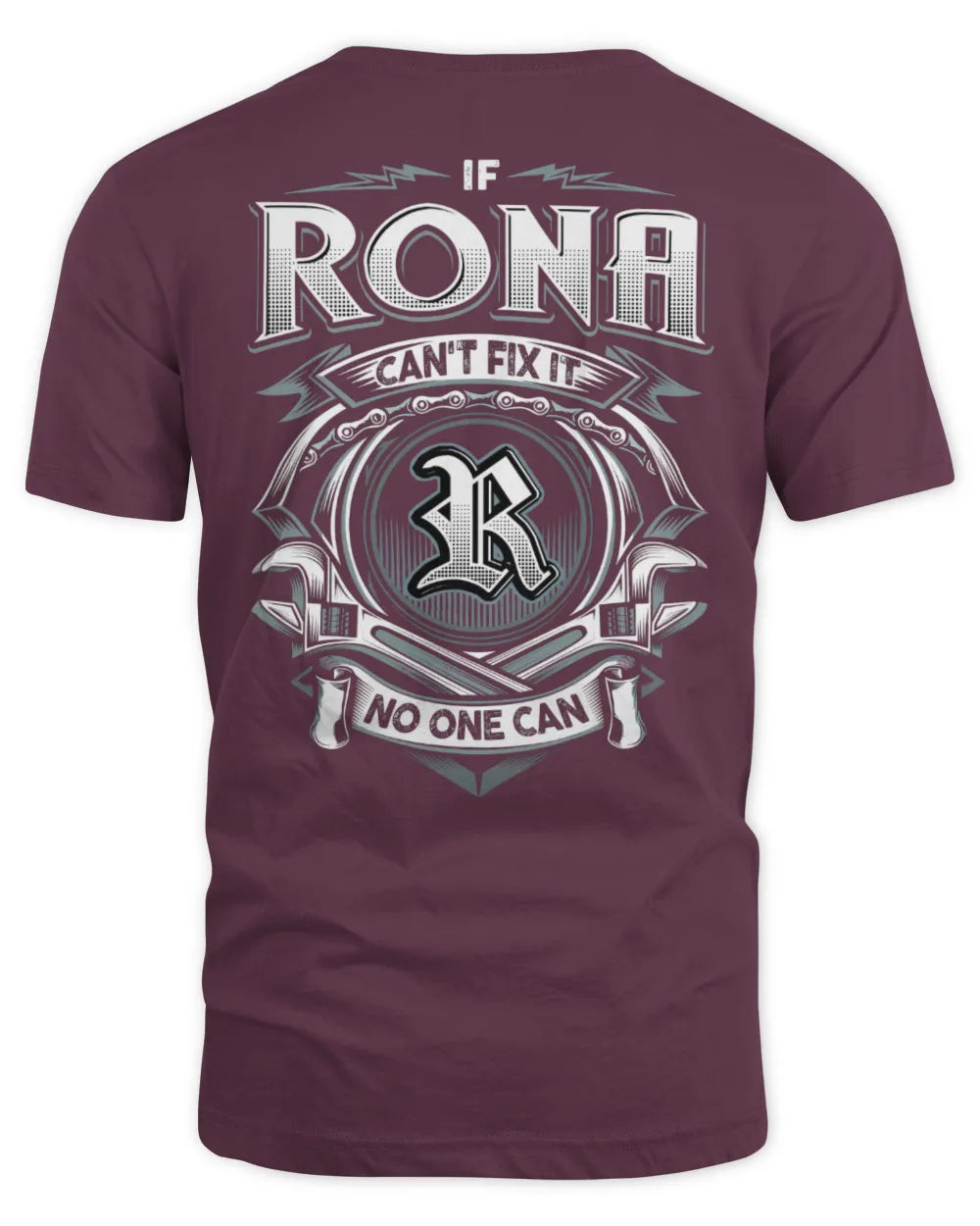 RONA AP81-K4-626 - Personalized Ahmed Quote Apparel “If Ahmed Can't Fix It, No One Can” - Unisex Standard T-Shirt - Maroon