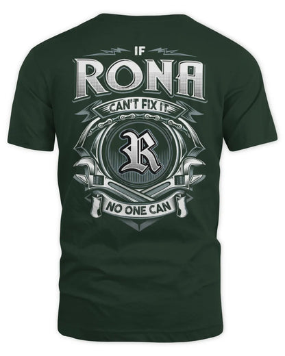RONA AP81-K4-626 - Personalized Ahmed Quote Apparel “If Ahmed Can't Fix It, No One Can” - Unisex Standard T-Shirt - Forest Green