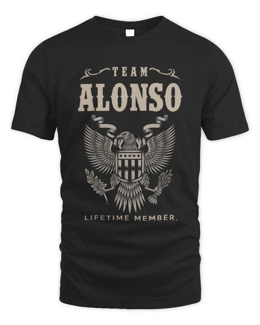 ALONSO TP06-K82 – Personalized Classic Style Apparel “Team NAME Lifetime Member”