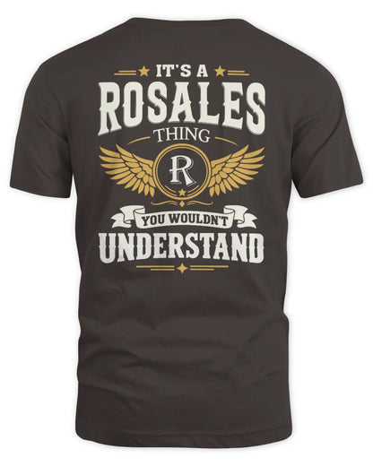 ROSALES KT06-M008 It’s a [NAME] Thing – You Wouldn’t Understand | Personalized Vintage T-Shirt - Unisex Standard T-Shirt - Dark Chocolate