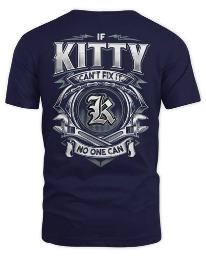 KITTY AP81-K4-626 - Personalized Ahmed Quote Apparel “If Ahmed Can't Fix It, No One Can” - Unisex Standard T-Shirt - Navy