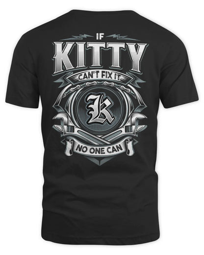 KITTY AP81-K4-626 - Personalized Ahmed Quote Apparel “If Ahmed Can't Fix It, No One Can” - Unisex Standard T-Shirt - Black