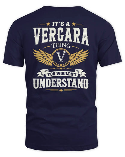 VERGARA KT06-M008 It’s a [NAME] Thing – You Wouldn’t Understand | Personalized Vintage T-Shirt - Unisex Standard T-Shirt - Navy