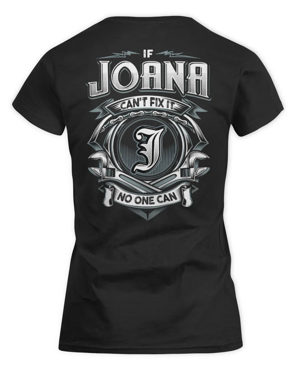 JOANA AP81-K4-626 - Personalized Ahmed Quote Apparel “If Ahmed Can't Fix It, No One Can” - Women's Standard T-Shirt - Black