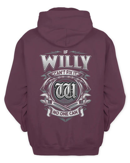 WILLY AP81-K4-626 - Personalized Ahmed Quote Apparel “If Ahmed Can't Fix It, No One Can” - Unisex Hoodie - Maroon