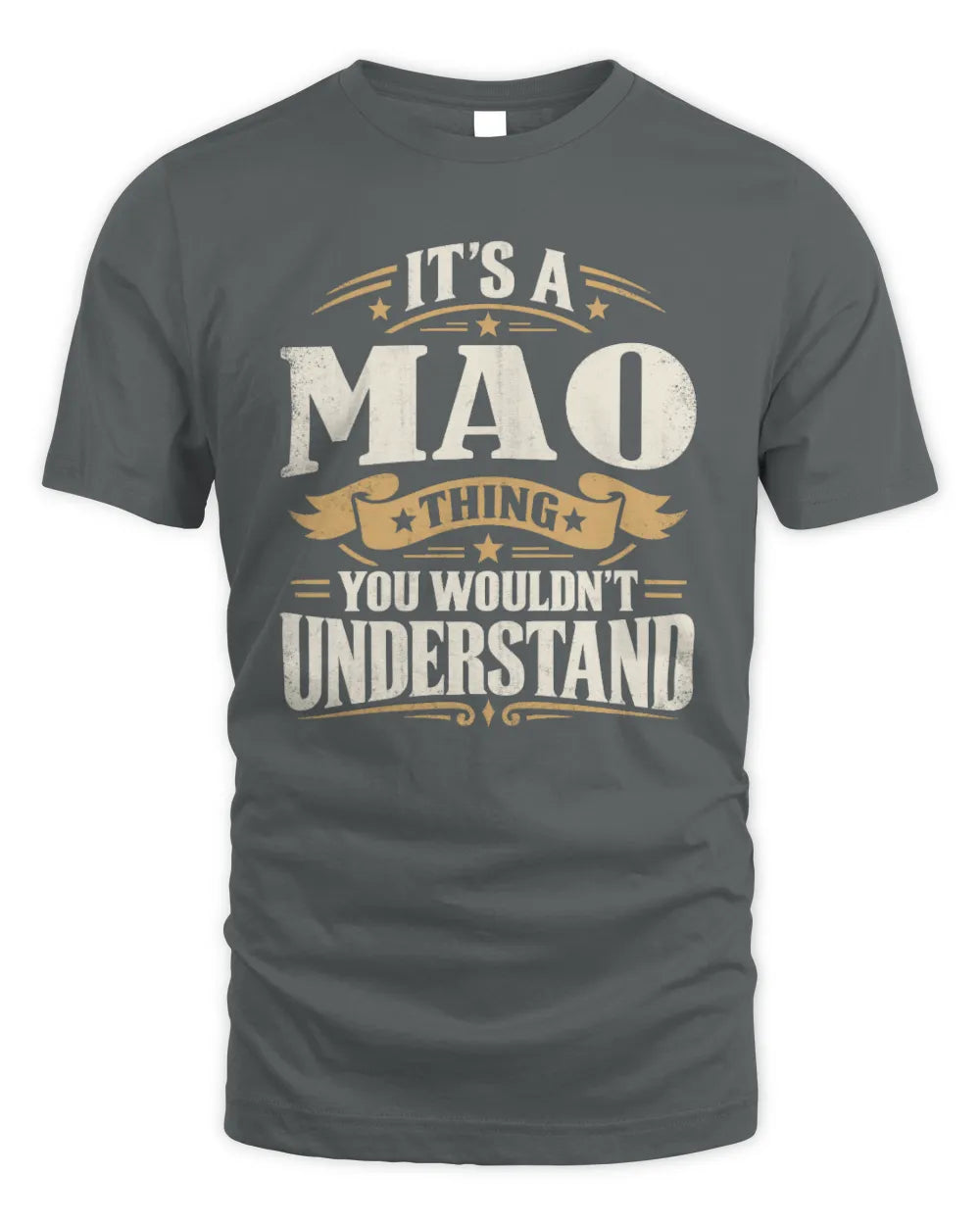 MAO P08 TH51 - Personalized “It’s a/an [NAME] Thing – You Wouldn’t Understand” Shirt - Unisex Standard T-Shirt - Charcoal
