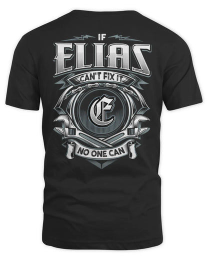 ELIAS AP81-K4-626 - Personalized Ahmed Quote Apparel “If Ahmed Can't Fix It, No One Can” - Unisex Standard T-Shirt - Black