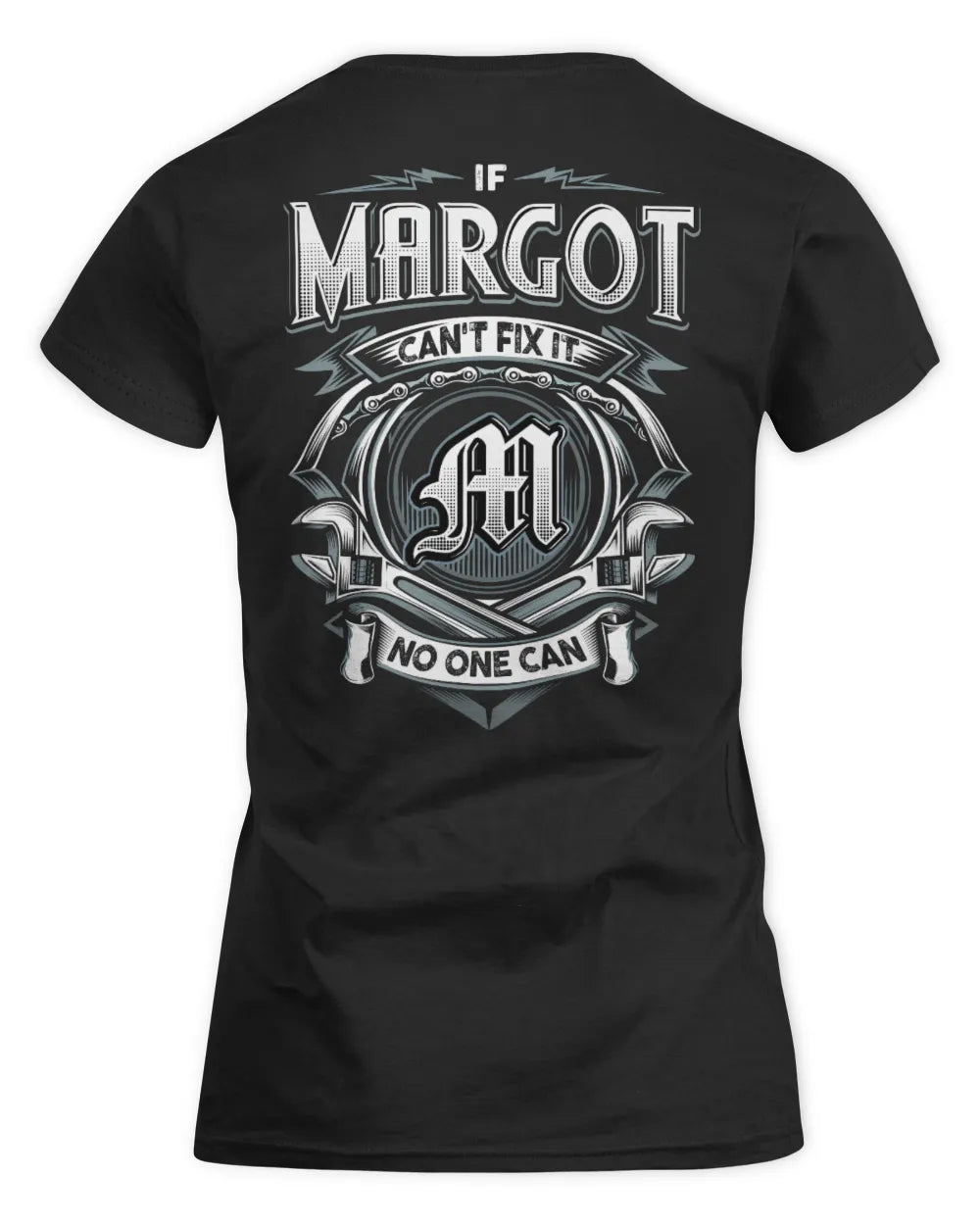 MARGOT AP81-K4-626 - Personalized Ahmed Quote Apparel “If Ahmed Can't Fix It, No One Can” - Women's Standard T-Shirt - Black