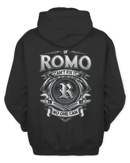 ROMO AP81-K4-626 - Personalized Ahmed Quote Apparel “If Ahmed Can't Fix It, No One Can” - Unisex Hoodie - Black