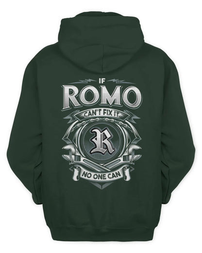 ROMO AP81-K4-626 - Personalized Ahmed Quote Apparel “If Ahmed Can't Fix It, No One Can” - Unisex Hoodie - Forest Green