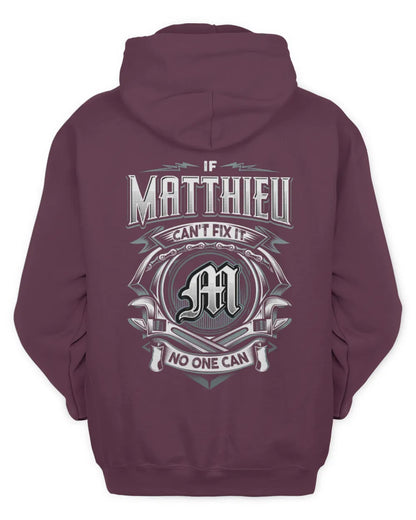 MATTHIEU AP81-K4-626 - Personalized Ahmed Quote Apparel “If Ahmed Can't Fix It, No One Can” - Unisex Hoodie - Maroon
