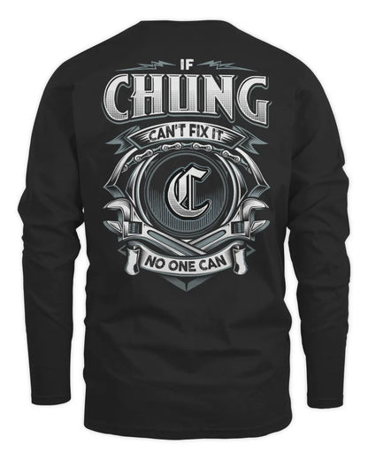 CHUNG AP81-K4-626 - Personalized Ahmed Quote Apparel “If Ahmed Can't Fix It, No One Can” - Men's Long Sleeved T-Shirt - Black