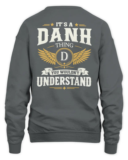DANH KT06-M008 It’s a [NAME] Thing – You Wouldn’t Understand | Personalized Vintage T-Shirt - Unisex Sweatshirt - Charcoal