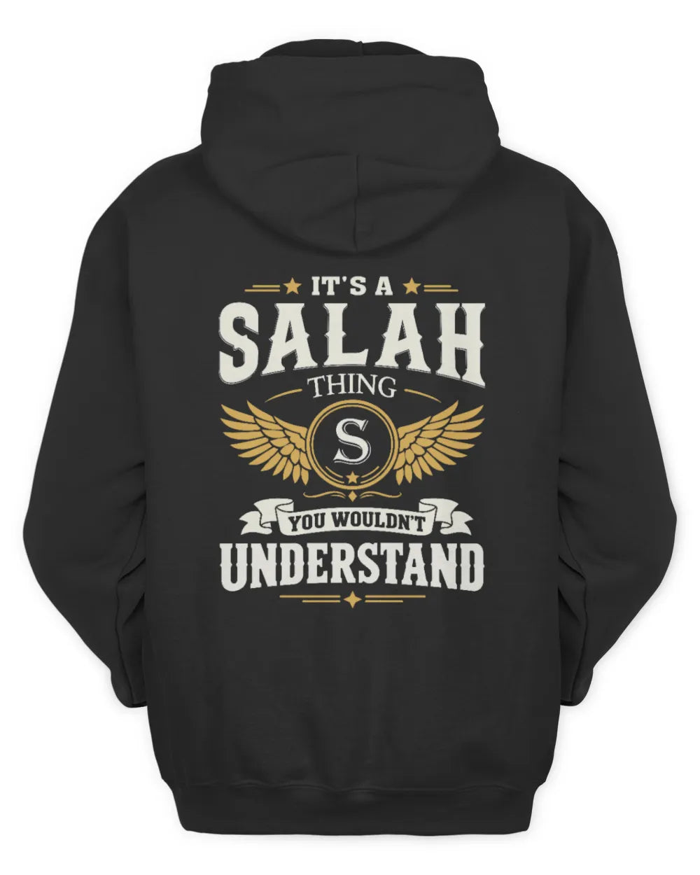SALAH KT06-M008 It’s a [NAME] Thing – You Wouldn’t Understand | Personalized Vintage T-Shirt - Unisex Hoodie - Black