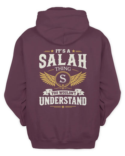 SALAH KT06-M008 It’s a [NAME] Thing – You Wouldn’t Understand | Personalized Vintage T-Shirt - Unisex Hoodie - Maroon