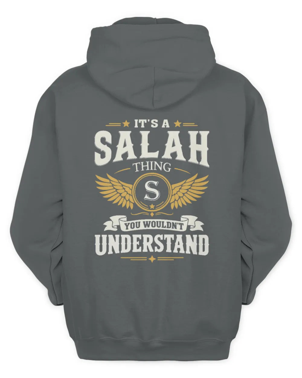 SALAH KT06-M008 It’s a [NAME] Thing – You Wouldn’t Understand | Personalized Vintage T-Shirt - Unisex Hoodie - Charcoal