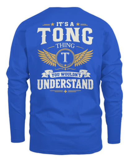 TONG KT06-M008 It’s a [NAME] Thing – You Wouldn’t Understand | Personalized Vintage T-Shirt - Men's Long Sleeved T-Shirt - Royal