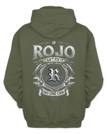 ROJO AP81-K4-626 - Personalized Ahmed Quote Apparel “If Ahmed Can't Fix It, No One Can” - Unisex Hoodie - Military Green