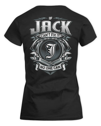 JACK AP81-K4-626 - Personalized Ahmed Quote Apparel “If Ahmed Can't Fix It, No One Can” - Women's Standard T-Shirt - Black