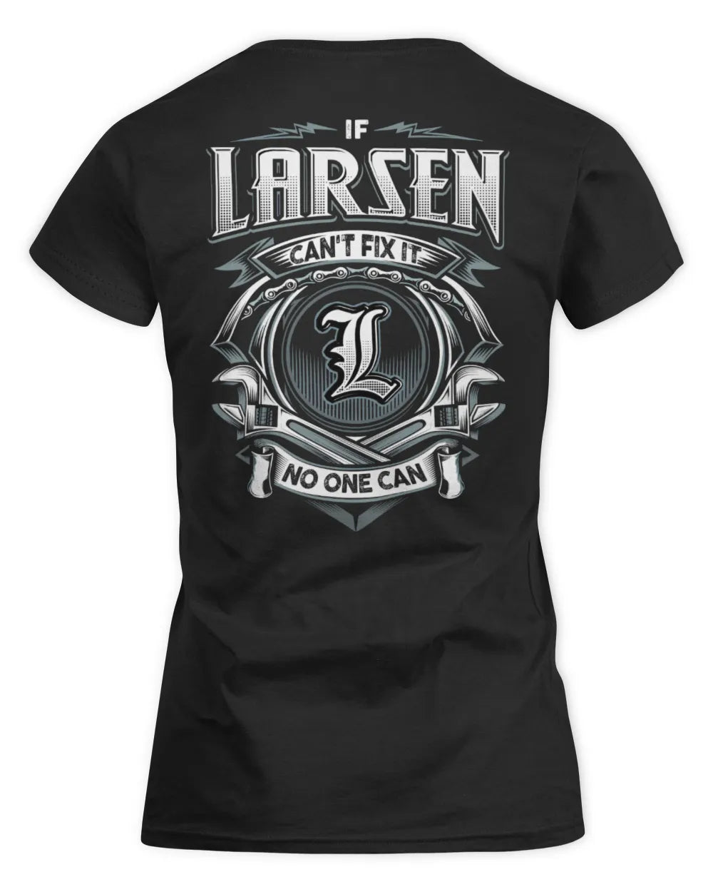 LARSEN AP81-K4-626 - Personalized Ahmed Quote Apparel “If Ahmed Can't Fix It, No One Can” - Women's Standard T-Shirt - Black