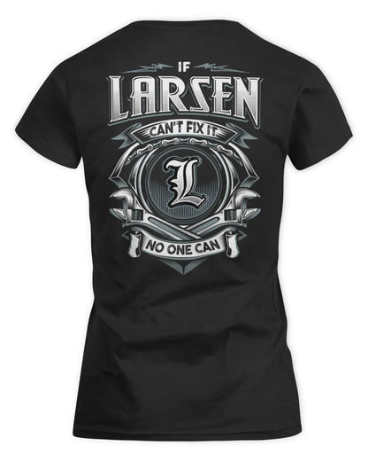 LARSEN AP81-K4-626 - Personalized Ahmed Quote Apparel “If Ahmed Can't Fix It, No One Can” - Women's Standard T-Shirt - Black