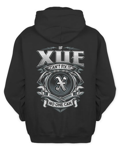 XUE AP81-K4-626 - Personalized Ahmed Quote Apparel “If Ahmed Can't Fix It, No One Can” - Unisex Hoodie - Black