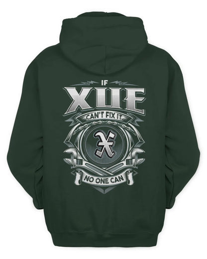 XUE AP81-K4-626 - Personalized Ahmed Quote Apparel “If Ahmed Can't Fix It, No One Can” - Unisex Hoodie - Forest Green