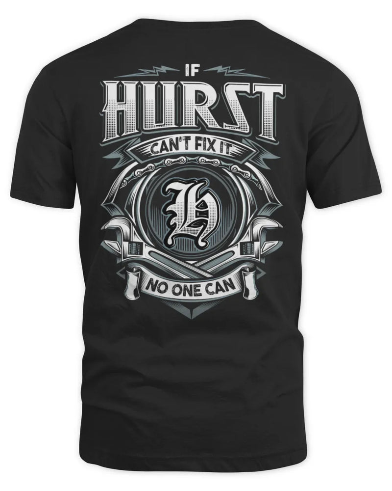 HURST AP81-K4-626 - Personalized Ahmed Quote Apparel “If Ahmed Can't Fix It, No One Can” - Unisex Standard T-Shirt - Black