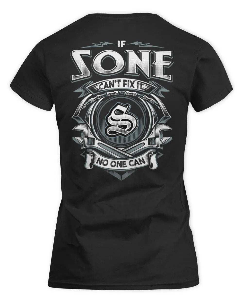 SONE AP81-K4-626 - Personalized Ahmed Quote Apparel “If Ahmed Can't Fix It, No One Can” - Women's Standard T-Shirt - Black