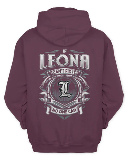 LEONA AP81-K4-626 - Personalized Ahmed Quote Apparel “If Ahmed Can't Fix It, No One Can” - Unisex Hoodie - Maroon