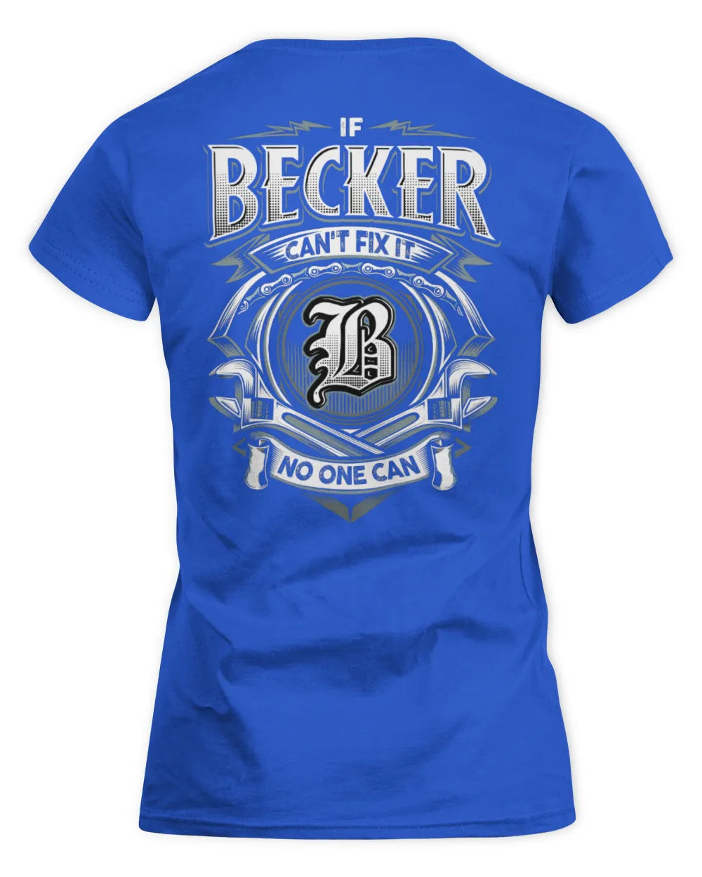 BECKER AP81-K4-626 - Personalized Ahmed Quote Apparel “If Ahmed Can't Fix It, No One Can” - Women's Standard T-Shirt - Royal