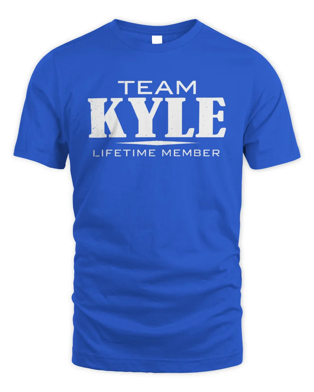 KYLE BL62-K4-128 - Personalized “Team NAME Lifetime Member” - Unisex Standard T-Shirt - Royal
