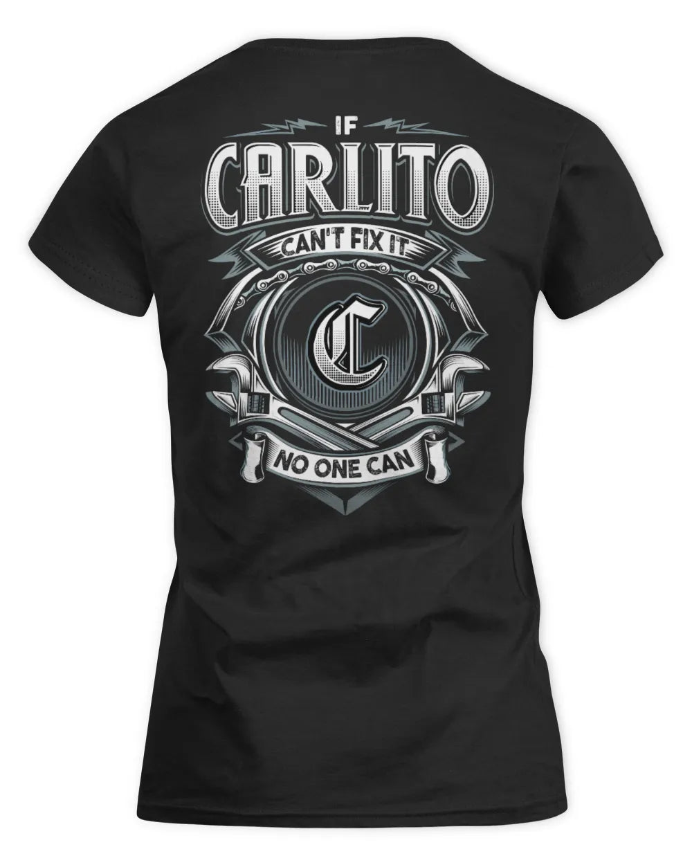 CARLITO AP81-K4-626 - Personalized Ahmed Quote Apparel “If Ahmed Can't Fix It, No One Can” - Women's Standard T-Shirt - Black