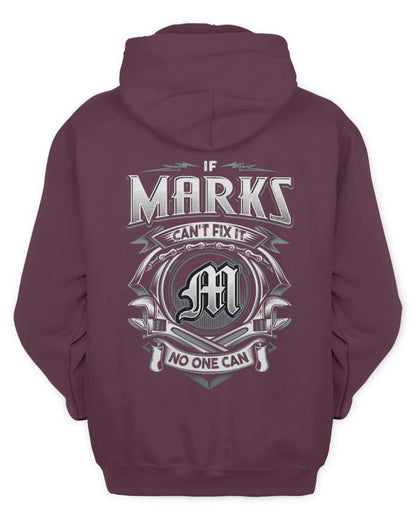 MARKS AP81-K4-626 - Personalized Ahmed Quote Apparel “If Ahmed Can't Fix It, No One Can” - Unisex Hoodie - Maroon