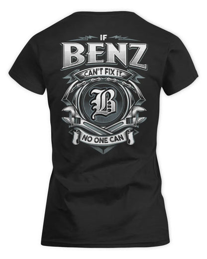 BENZ AP81-K4-626 - Personalized Ahmed Quote Apparel “If Ahmed Can't Fix It, No One Can” - Women's Standard T-Shirt - Black