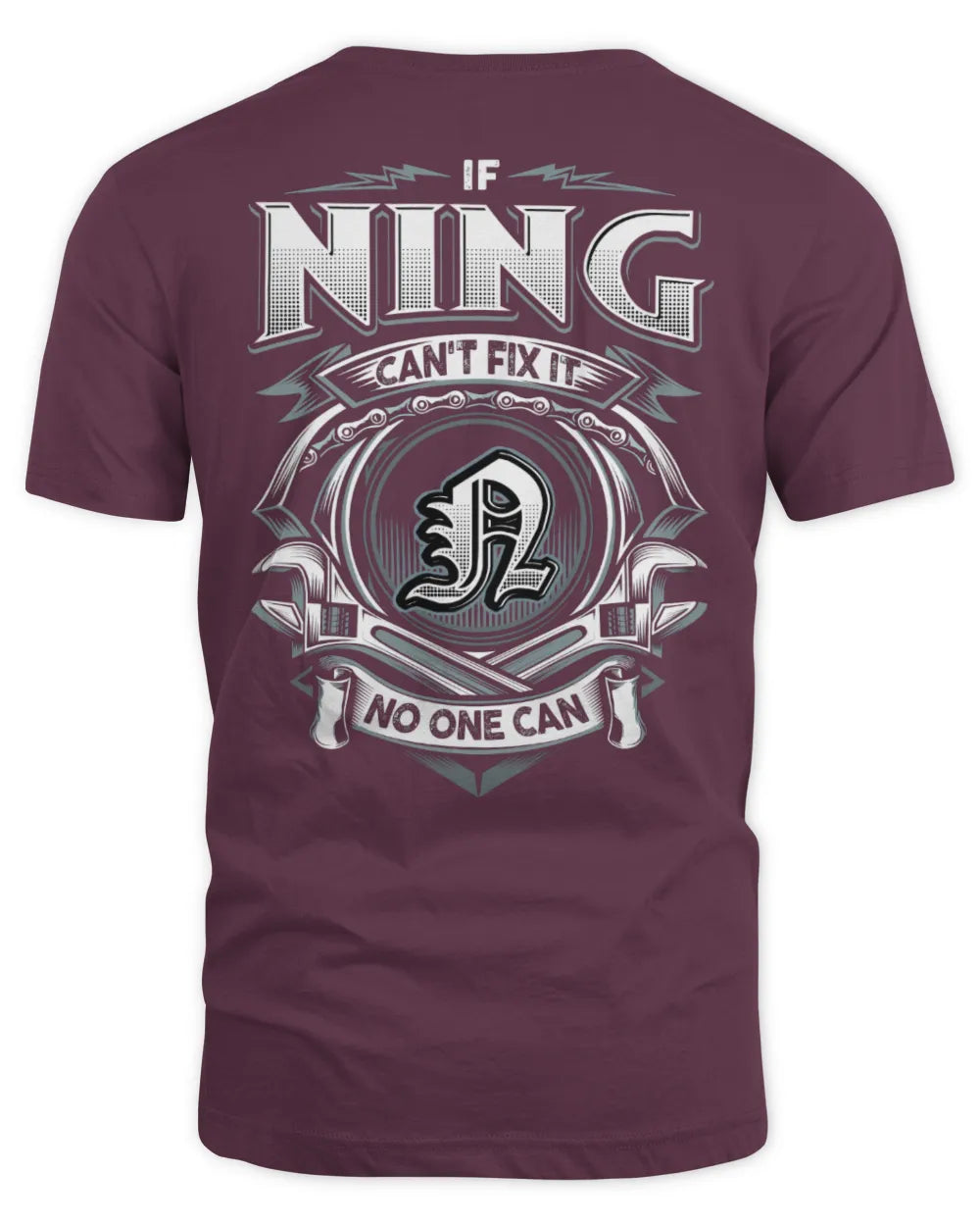 NING AP81-K4-626 - Personalized Ahmed Quote Apparel “If Ahmed Can't Fix It, No One Can” - Unisex Standard T-Shirt - Maroon