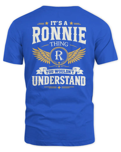 RONNIE KT06-M008 It’s a [NAME] Thing – You Wouldn’t Understand | Personalized Vintage T-Shirt - Unisex Standard T-Shirt - Royal