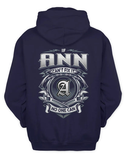 ANN AP81-K4-626 - Personalized Ahmed Quote Apparel “If Ahmed Can't Fix It, No One Can” - Unisex Hoodie - Navy